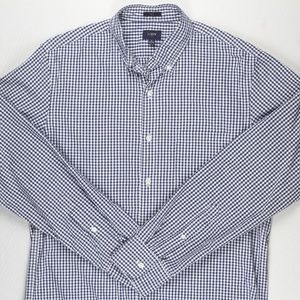 J. CREW | SLIM BUTTON DOWN SHIRT | GINGHAM | MED